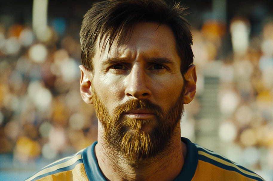 Lionel Messi in action, representing his new team in MLS, focused on building soccer culture in the United States.