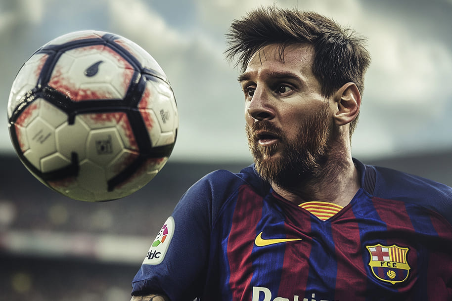 Lionel Messi in action with FC Barcelona, showcasing his skill and legacy in La Liga, as he continues to make an impact on soccer worldwide.