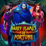 Hades’ Flames of Fortune slot game artwork with powerful Greek gods and mystical background – New epic slot at EternalSlots