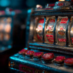 Free spins strategy on classic slot machine reels.
