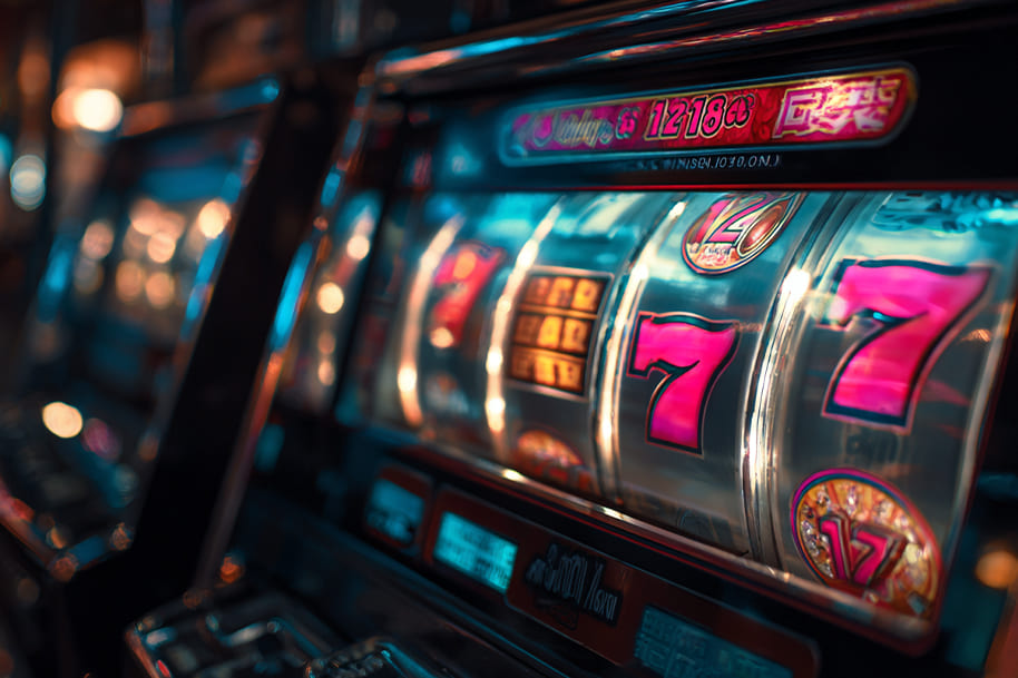 Big win on RTG slot machine with 777 symbols – classic slot gameplay atmosphere