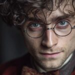 Close-up portrait of a man with round glasses and curly hair, symbolizing the Harry Potter reboot mentioned in the article “The Best TV Reboots Making a Comeback This Year” on Eternal Slots Casino blog.
