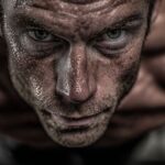 Sweaty man during workout – easy exercise routines for strength and endurance