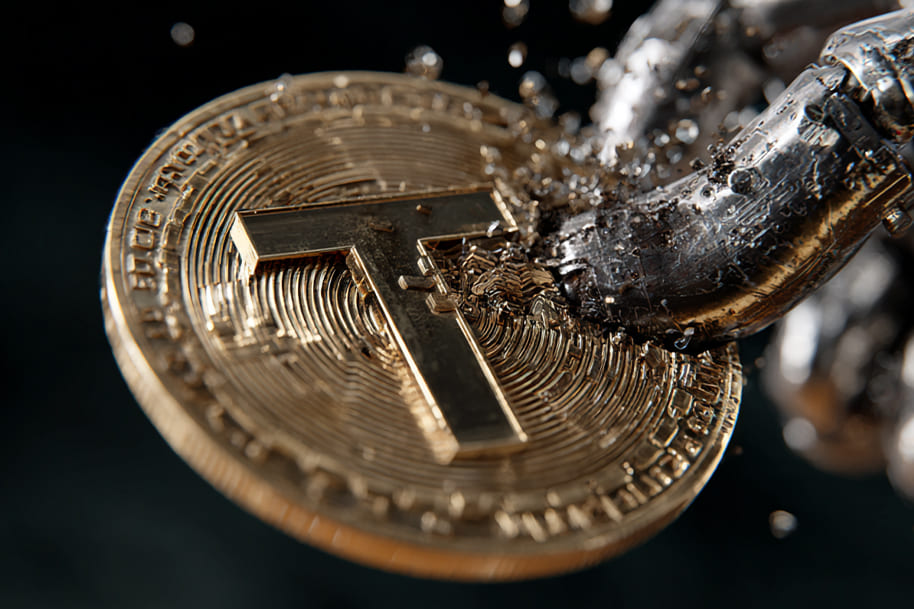 TON Coin with Telegram paper plane logo representing Telegram blockchain and the rise of TON crypto in 2025, featured on EternalSlots.com.