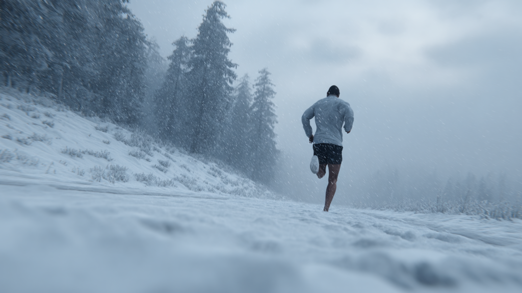 Running in the winter