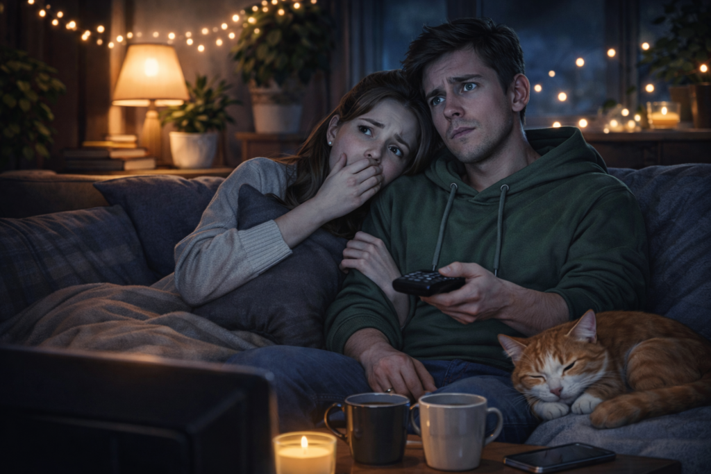What to watch next – cozy movie night at home with shows and movies worth watching.