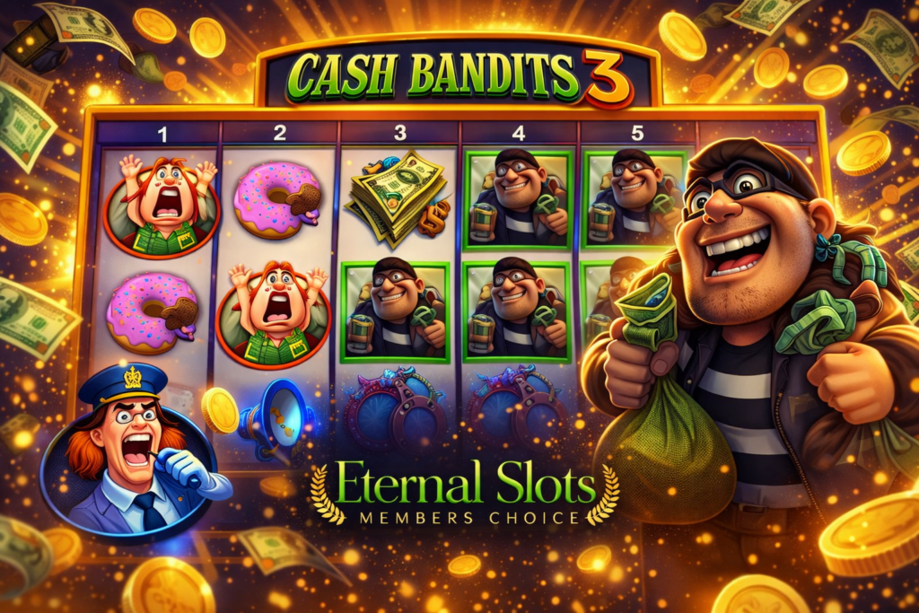 Cash Bandits 3 slot win