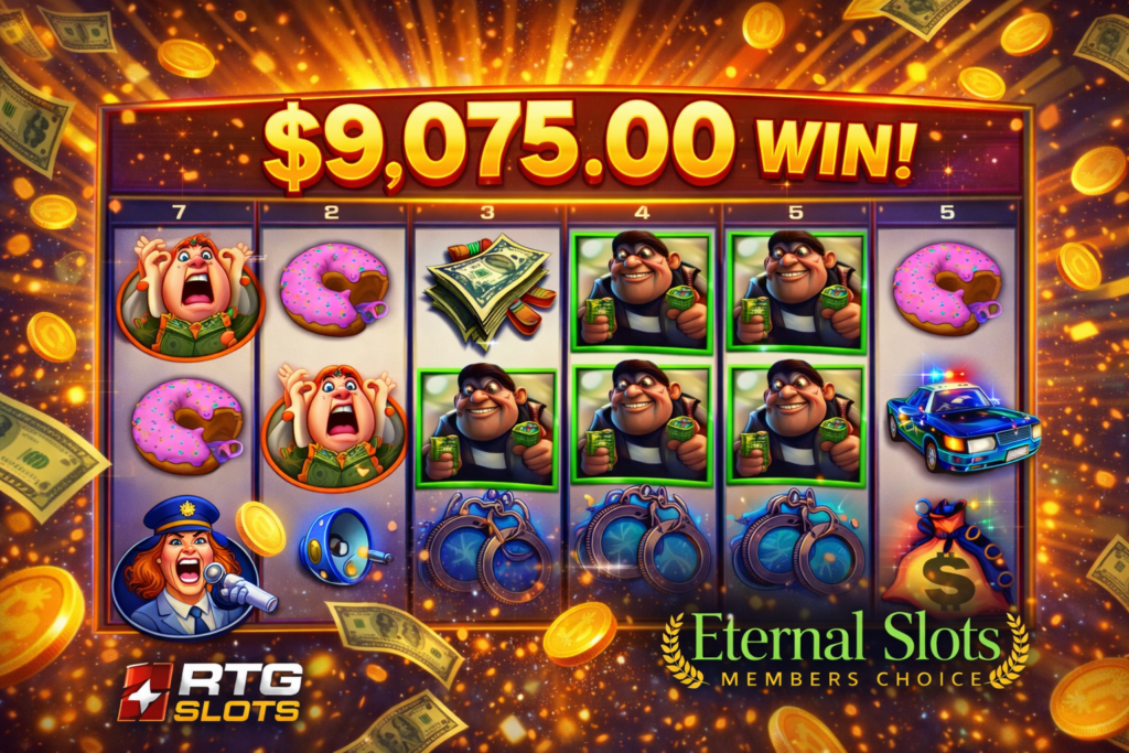 Cash Bandits 3 slot win