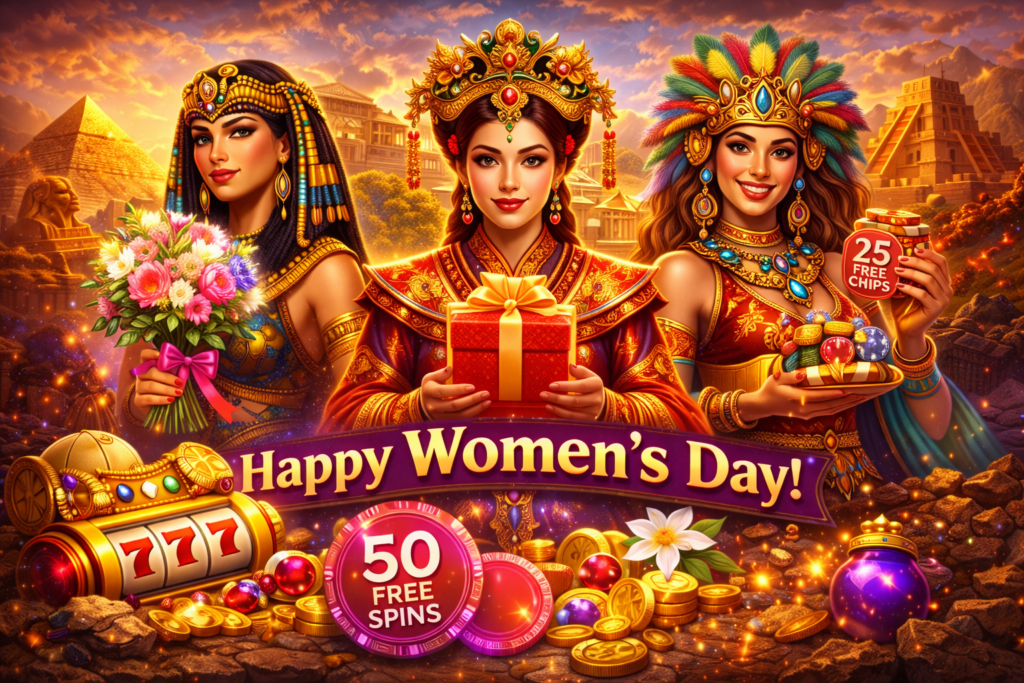female themed slot games, Celebrating Women’s Day at Eternal Slots