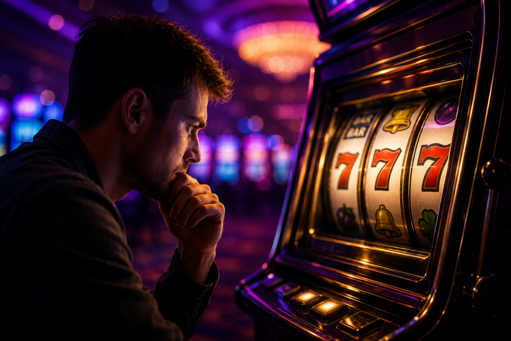 psychology behind near misses in slot games
